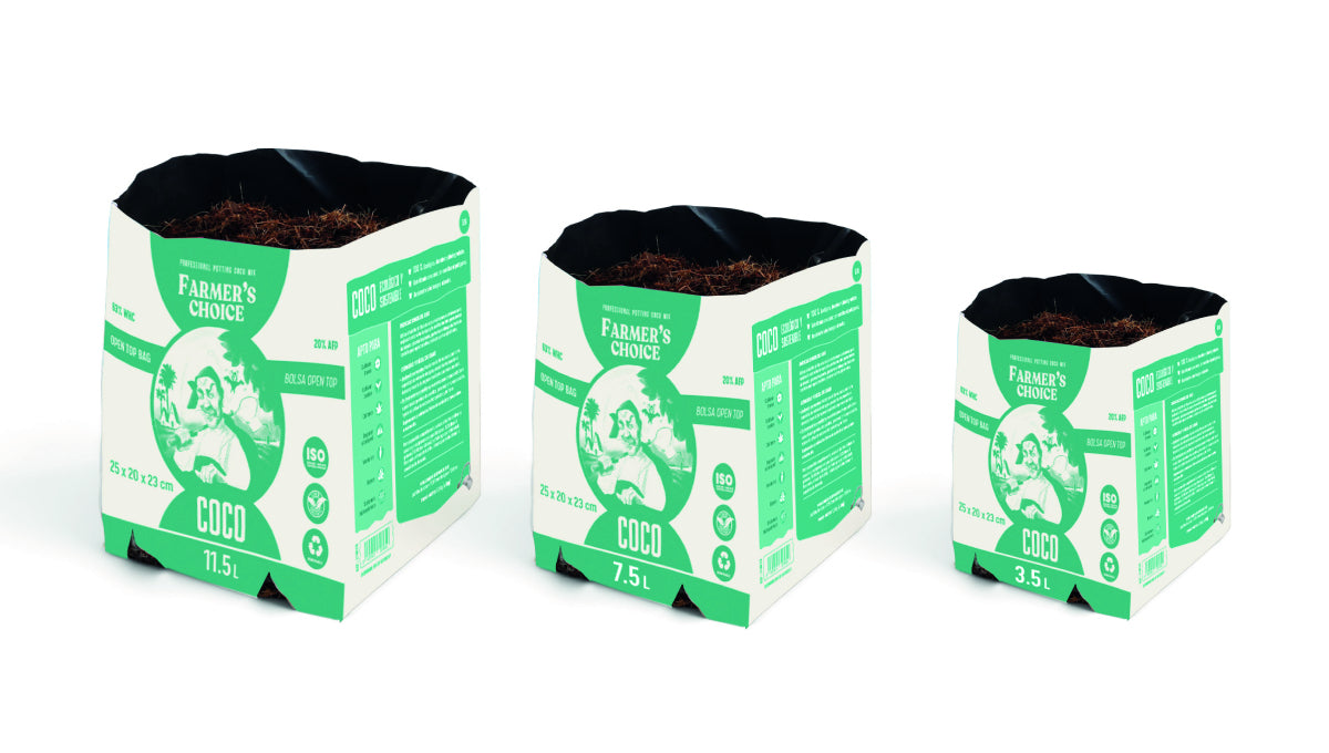 Bolsas opentop coco farmer's choice