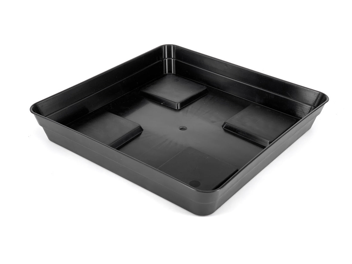 Plato cuadrado compatible con maceta 28-30 cm
