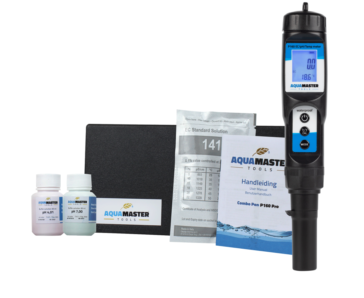 Combo pen p160 pro (ph, ec, tds, ppm, temp)