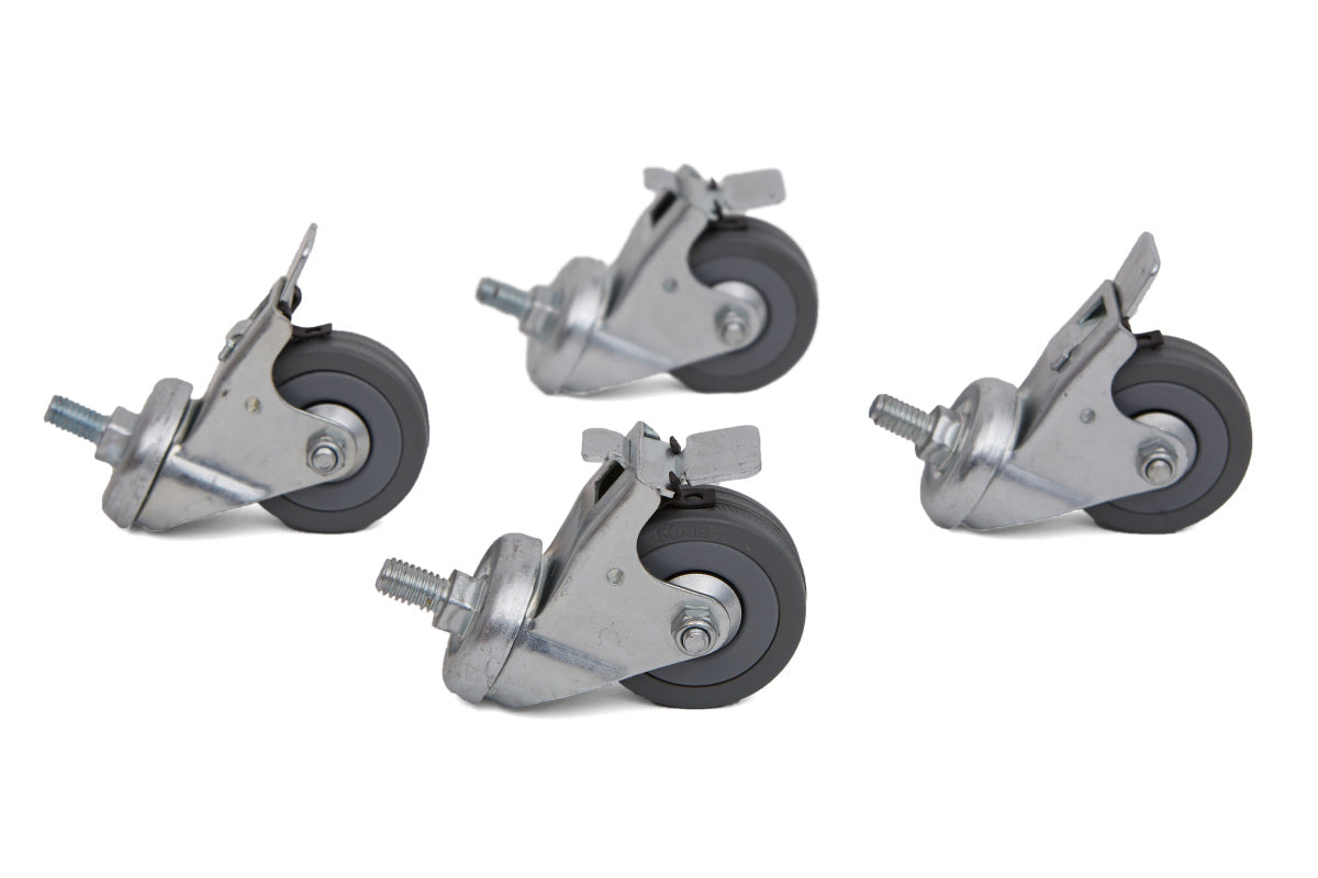 Kit ruedas soporte bandeja eu (4 uds)