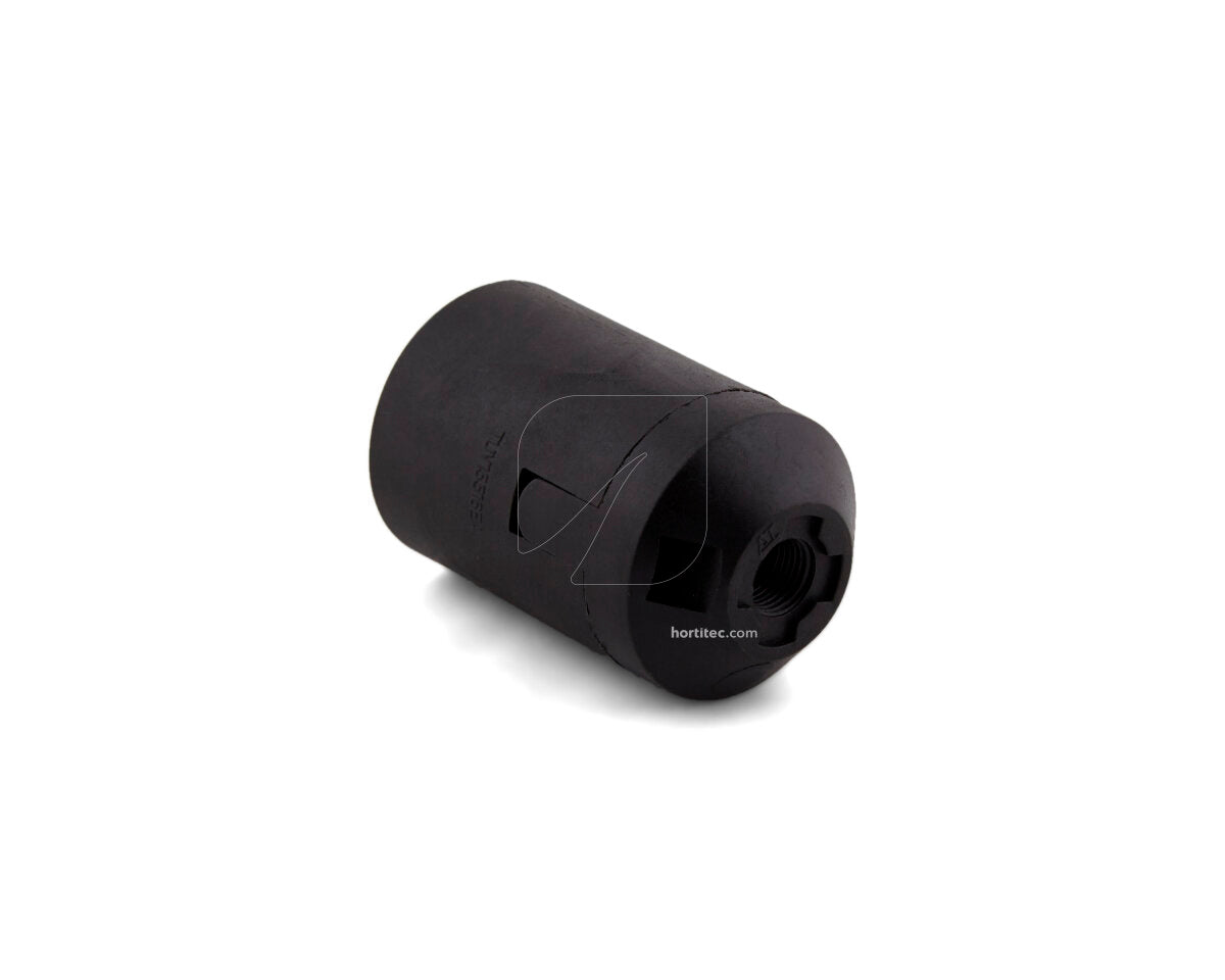 Portalámparas negro e-27