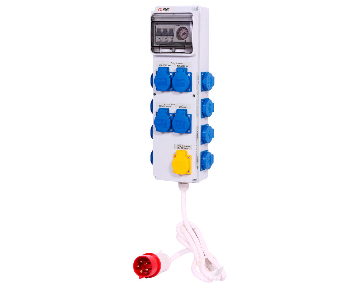 Timer box iii (12x600w) + calentador trifasico