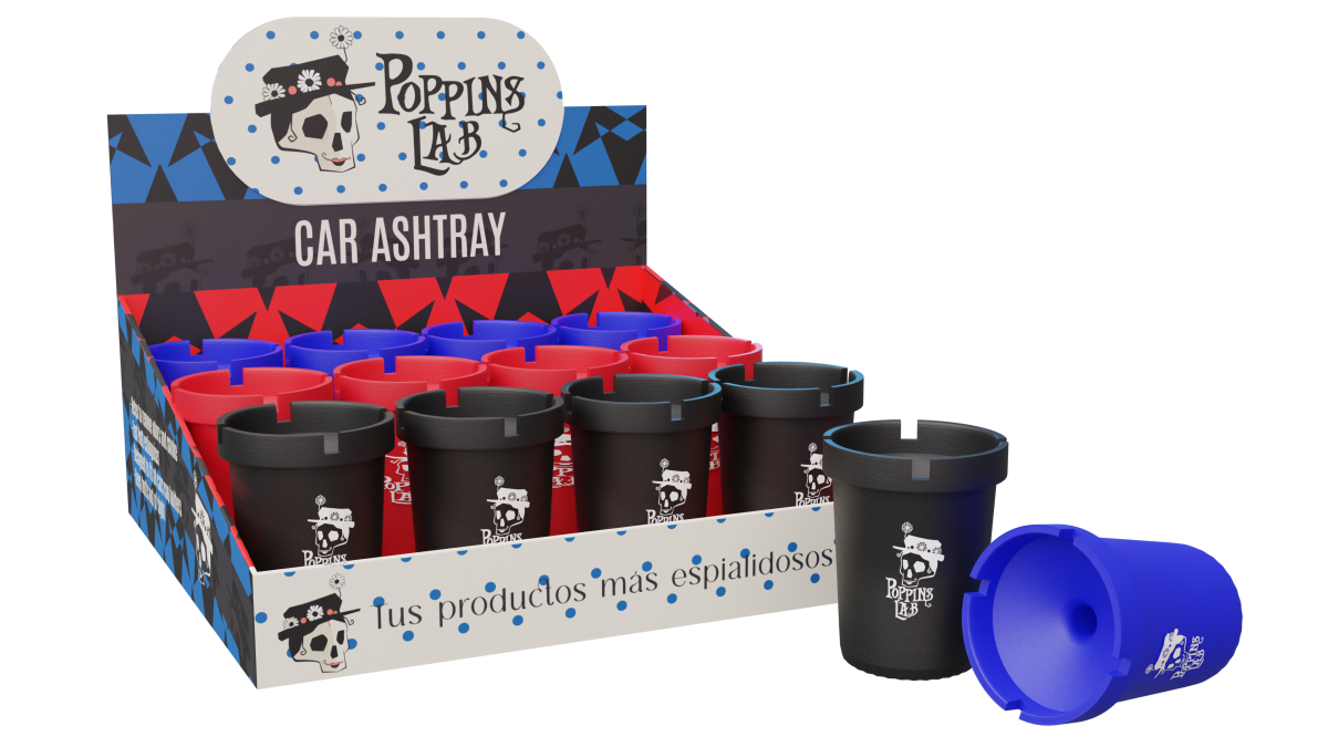 Cenicero para el coche display (12 u) poppins lab