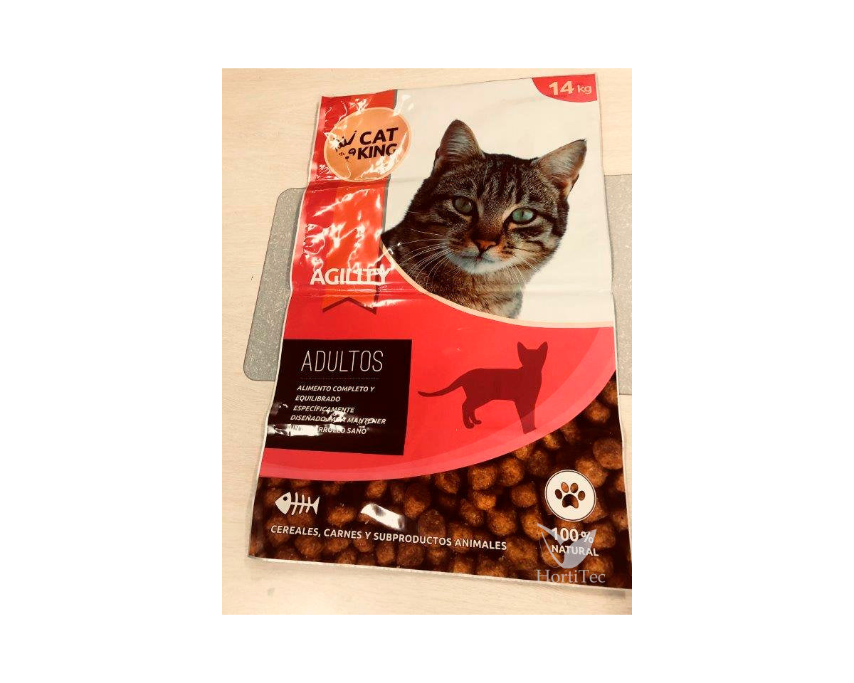 Bolsa pienso gato cat king 14 kg (56 x 91 cm)