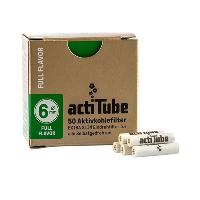 Filtro extra slim pack 50 (ø 6 mm) actitube