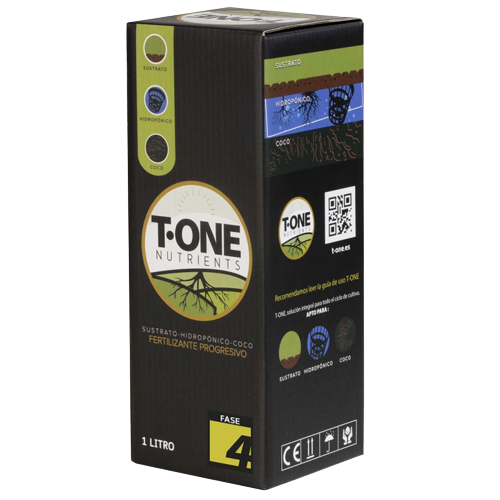 Fertilizante progresivo 1 l fase 4 t-one