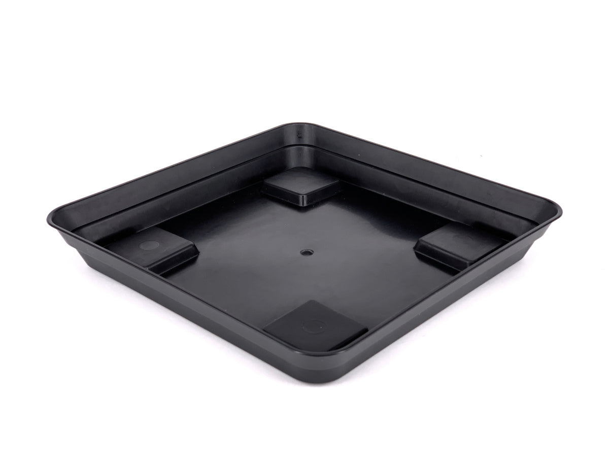 Plato cuadrado compatible con maceta 18-20-22 cm