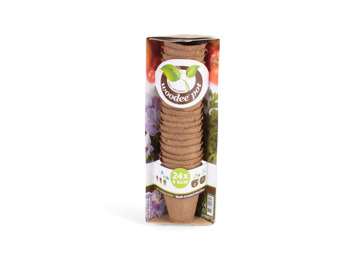 Woodee pot redonda (ø6 cm) (24 uds) hga