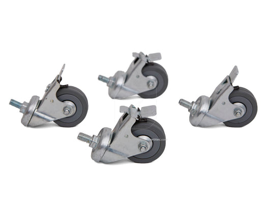 Kit ruedas soporte mesa (4 ud)