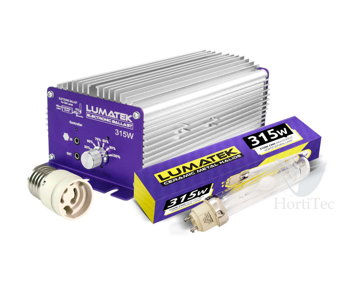 Kit lumatek lec 315w cmh dimmable ballast-3100k lamp (e40)