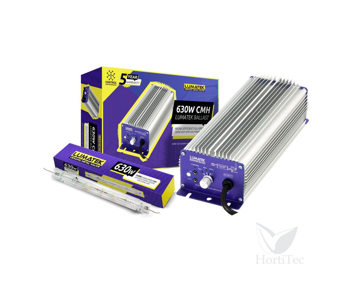 Kit lumatek lec 630w cmh dimmable ballast-3100k lamp