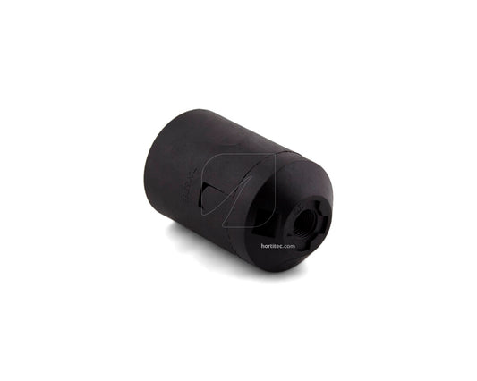 Portalámparas negro e-27