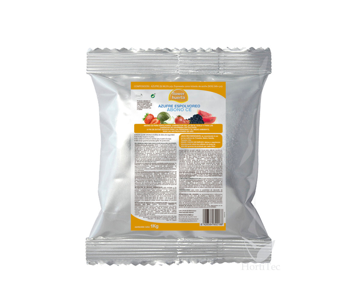 Azufre espolvoreado 1 kg