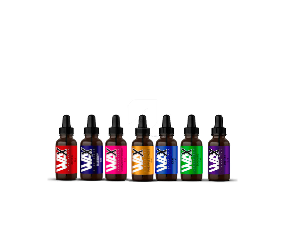 Wax liquidizer 7 flavour display kit (28 uds)