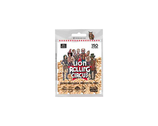 Filtros biodegradables lion rolling circus