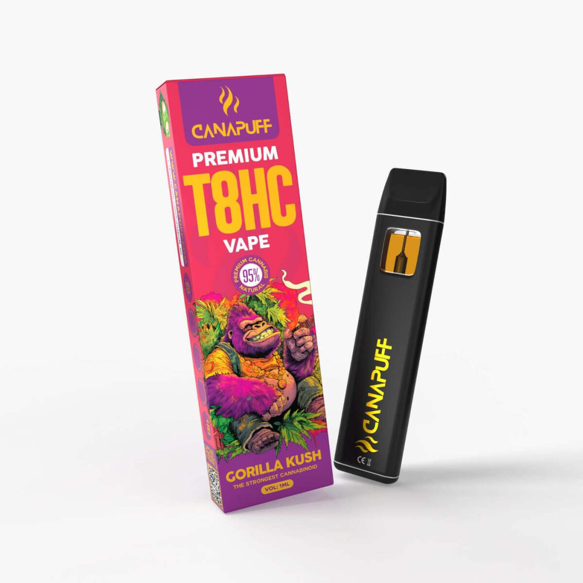 Vape gorilla kush 95% t8hc1ml canapuff