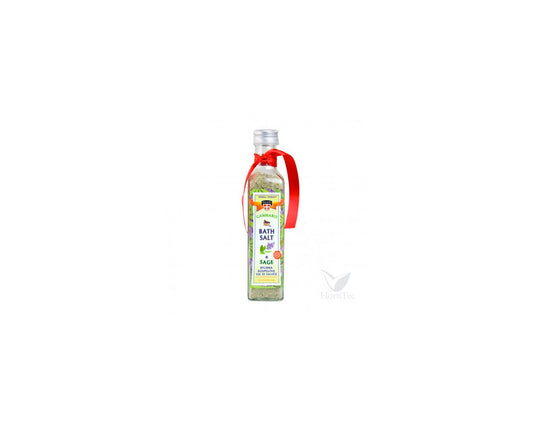 Sal de baño con aceite de cáñamo y salvia