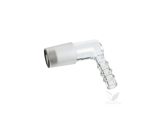 Glass elbow adapter