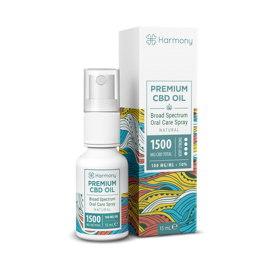 Spray cbd cuidado bucal natural (1500 mg cbd)