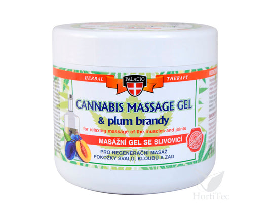 Cannabis con ardiente de ciruela para masajes