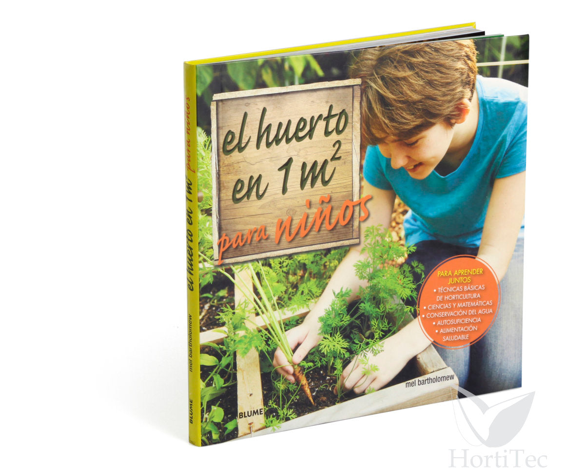 Libro "el huerto de 1m² para niños"