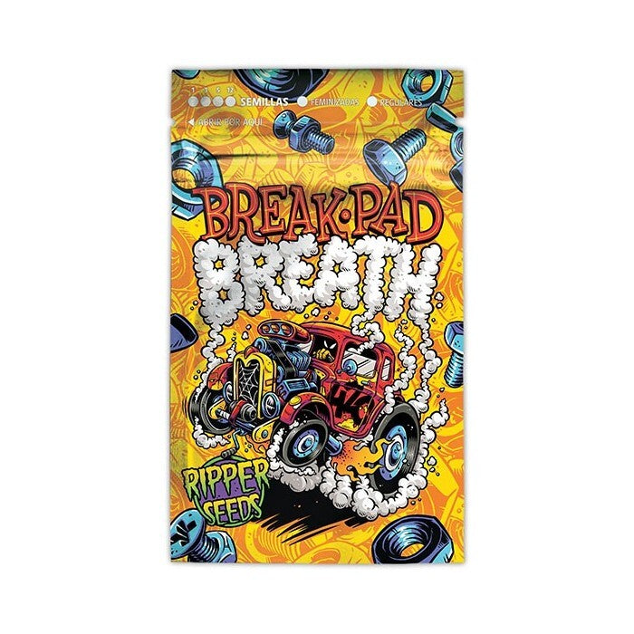 Brake pad breath