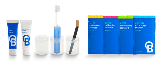 Kit limpieza y calibración de ph y conductividad