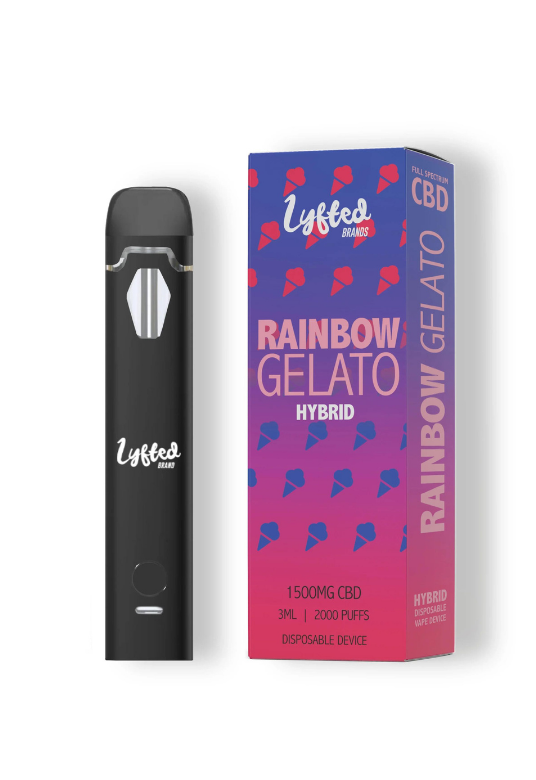Vaper cbd rainbow gelato