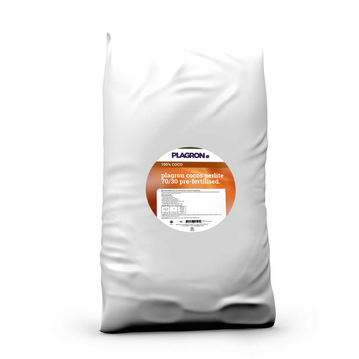 Sustrato coco perlite 70/30 pre-fertilizado
