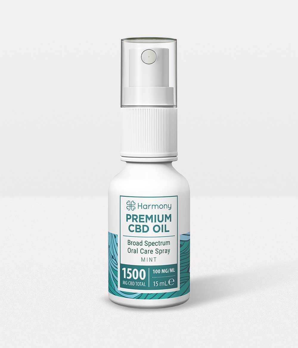 Spray cbd cuidado bucal menta (1500 mg cbd)